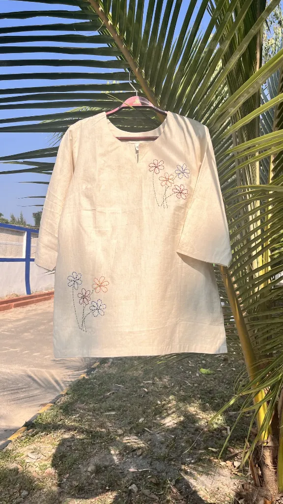 Khadi cotton yoga dress.webp