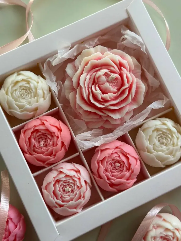 Flowers Set Candels (Out of Stock)